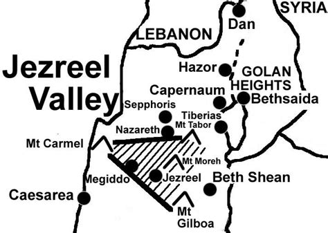 Jezreel Valley And Mount Carmel