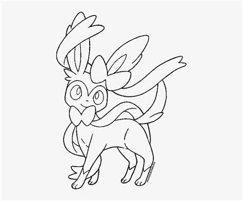 Sylveon Pokemon Coloring Sheet Coloring Pages