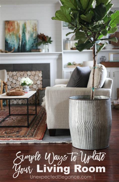 Simple Ways To Update Your Living Room