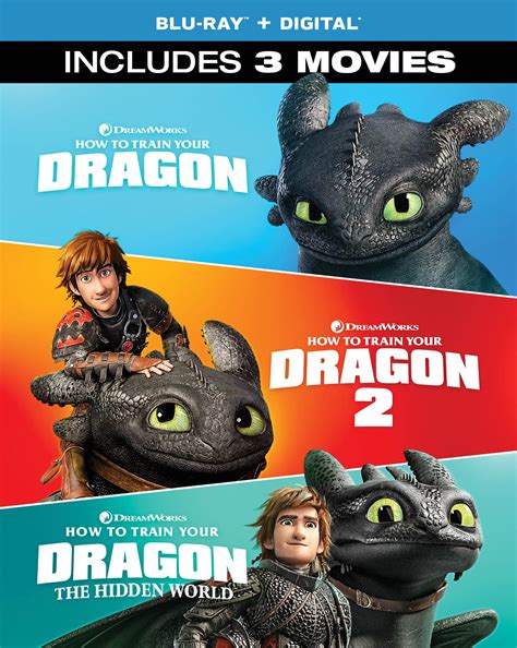Gift of the night fury and dawn of the dragon riders were around the same length. How to Train Your Dragon: 3-Movie Collection Includes Digital Copy Blu-ray - Best Buy