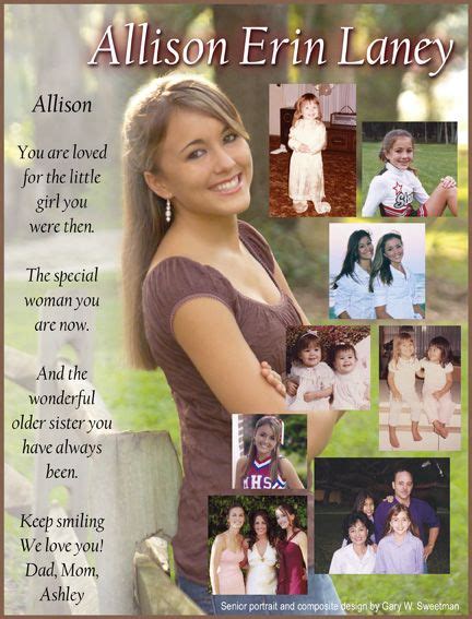Sample Senior Yearbook Pages