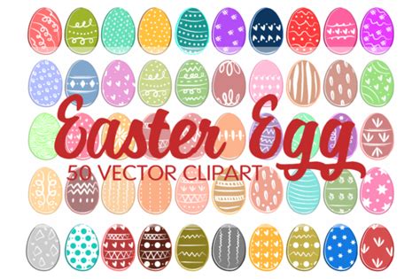 Easter Egg Vector Clipart Graphic By Geadesign Creative Fabrica