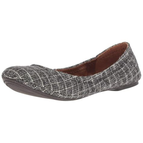 Lucky Brand Womens Emmie Leather Closed Toe Ballet Flats