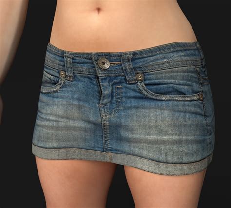 Zuleima Mini Jean Skirt By Svidal On Deviantart Skirts Jean Skirt