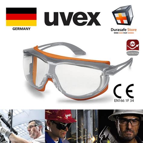 Uvex 9175275 Skyguard Nt Safety Glasses Greyorange Frame Clear Supravision Hc Af Len Durasafe