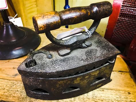 A Find In The Vancouver Antique Market An Old Fashioned Coal Iron