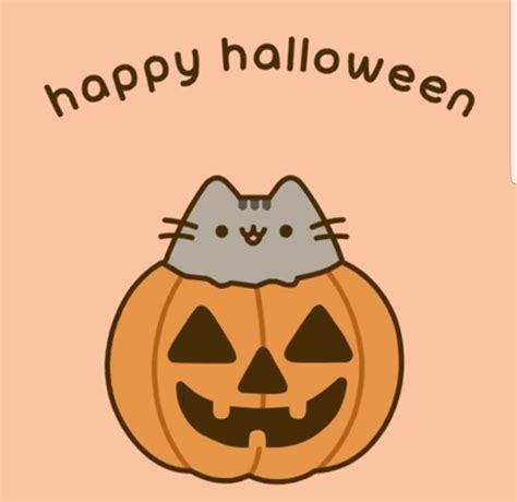 Happy Halloween Pusheen Cat Pusheen Cute Happy Halloween