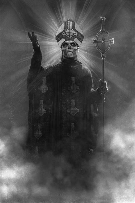 Ghost Papa Emeritus Ii Devin Francisco Illustration Posterspy