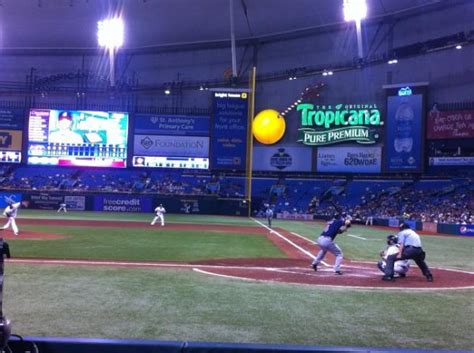 Breakdown Of The Tropicana Field Seating Chart Tampa Bay Rays