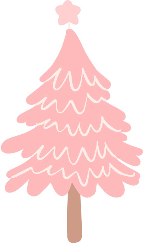 Pink Christmas Tree 29604485 Png