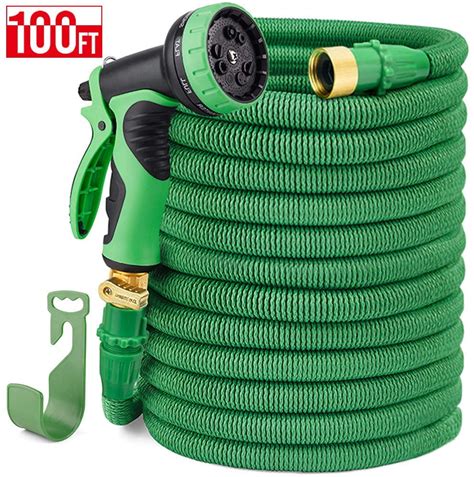 100ft Expandable Garden Hose Water Hose With 9 Function High Pressure