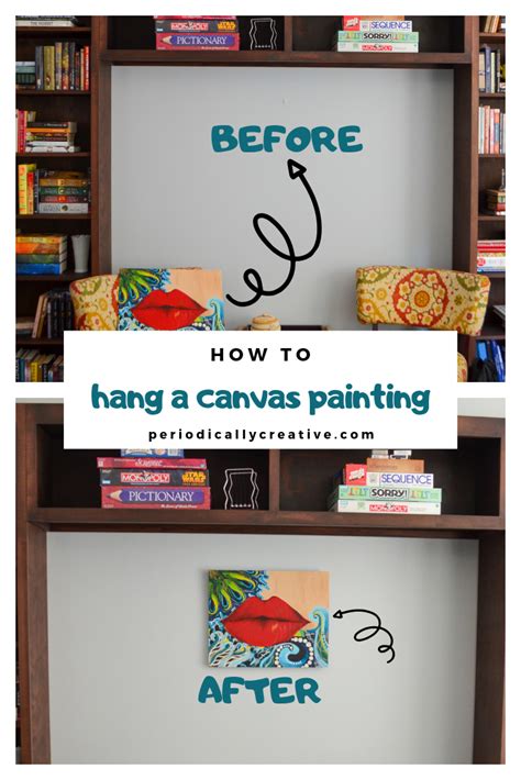 How To Hang A Canvas Painting Canvas Painting Painting House Painting