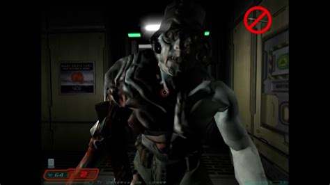 27 Zombie Commando Trapped Doom 3 No Weapons Nightmare Mode Youtube