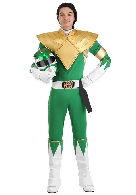 Authentic Power Rangers Green Ranger Adult Costume