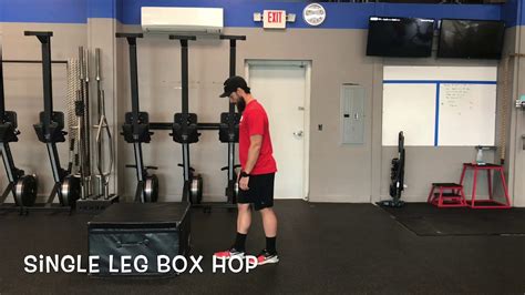 Single Leg Box Hop Youtube