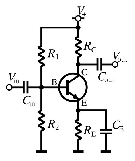 Transistor Audio Amplifier Schematic
