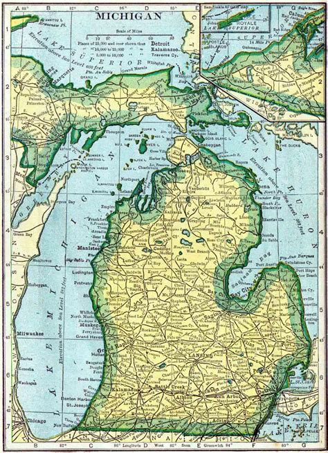 1910 Michigan Census Map | Access Genealogy
