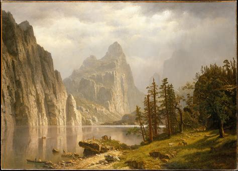 Albert Bierstadt Merced River Yosemite Valley American The