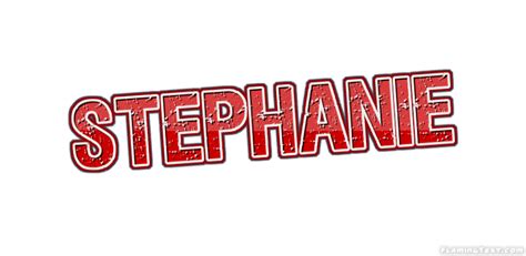 Stephanie Лого Бесплатный инструмент для дизайна имени от Flaming Text