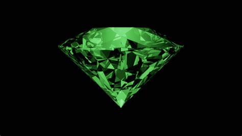 abstract gem  dark green stock footage video