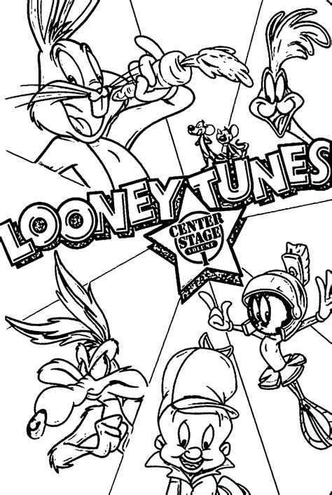 Looney Tunes Halloween Coloring Pages Coloring Pages