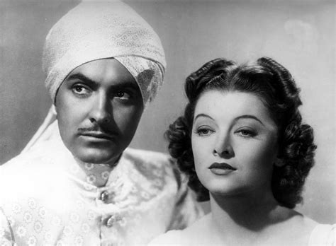 tyrone power and myrna loy the rains came movie stars myrna loy tyrone power