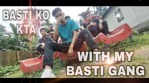Basti Ko Kta With My Basti Gang Diss Track Rap Song Hindinepali