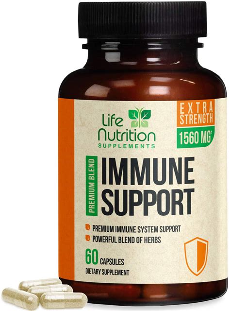 Life Nutrition Immune System Booster Immunity Support Vitamins 1560mg