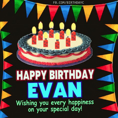 Happy Birthday Evan Images Birthday Greeting Birthdaykim