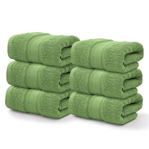 Monibloom Hand Towels For Bathroom 6 Pack Premium Hand Towel Set