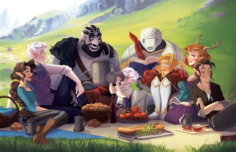 Critical Role Fan Art Gallery Marching Towards Warmer Days Geek And
