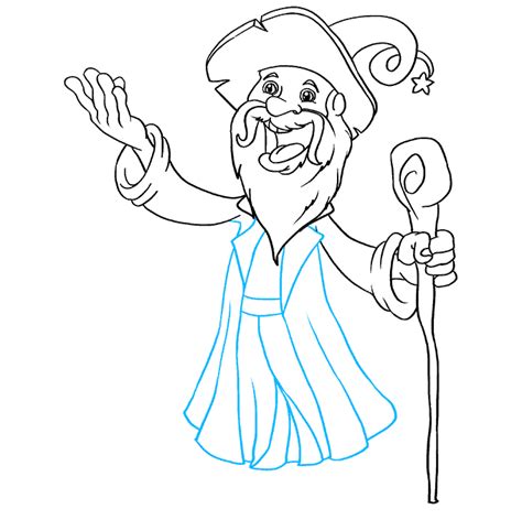 How To Draw A Wizard Really Easy Drawing Tutorial