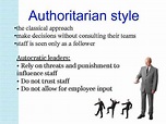 Leadership styles What does mean leadership style