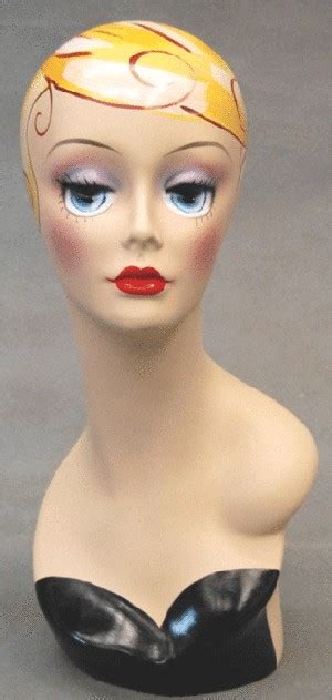 Female Mannequin Head Vintage