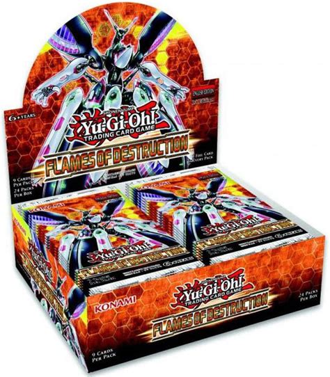 Yugioh Trading Card Game Flames Of Destruction Booster Box 24 Packs