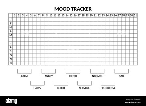 Mood Tracker Шаблон фото в формате jpeg для всех людей открыли доступ