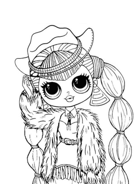 Lol Omg Dolls Coloring Pages Printable Royal Bee