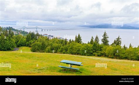 View Of The Astoria Magler Bridge From Base Of The Astoria Column In