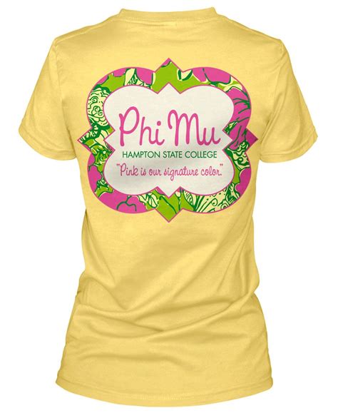 Phi Mu Preppy T Shirt Metrogreek Greek T Shirts Phi Mu Zeta Tau