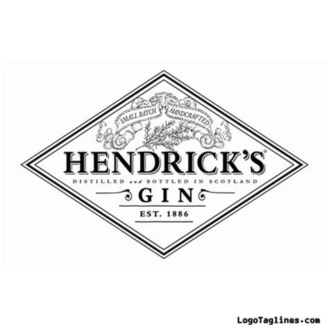 Hendricks Gin Logo And Tagline Slogan