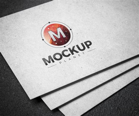 Logo Texture Mockup Free Information Kickinsurf