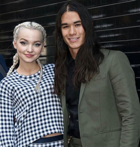 dove cameron and booboo stewart at apple soho in new york city for the descendants 2 event