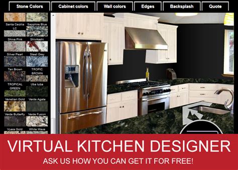 You want your kitchen design to be functional and attractive, but also affordable. Virtual Kitchen Designer adds custom color list