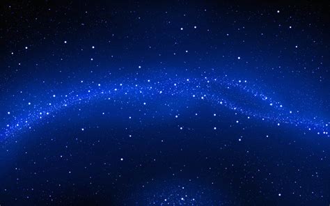 Wallpaper Malam Ruang Langit Latar Belakang Biru Bintang Suasana