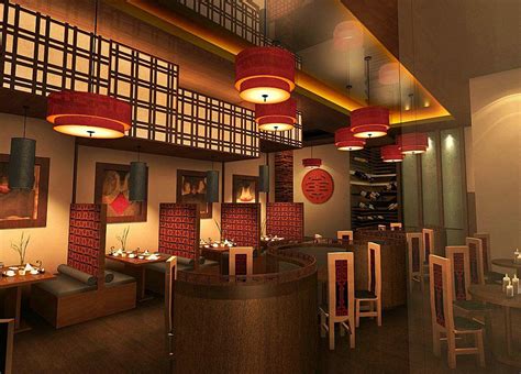 Architecture Chinese Restaurant In Interior Room Designs Ideas