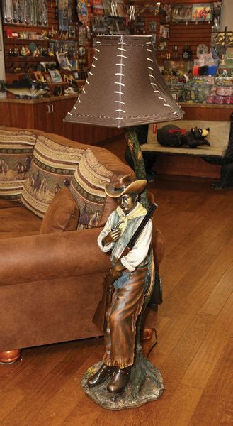 Cowboy Standing Floor Lamp 491 Buffalo Trader Online