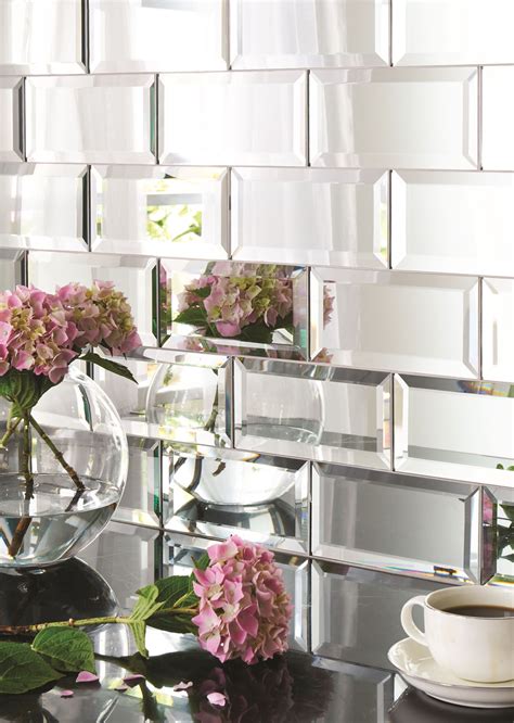 Mirror Bevel Brick Tiles Will Give Any Environment A Glamorous Edge