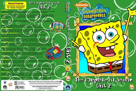 Spongebob Squarepants Season 1 Disc 2 Tv Dvd Custom