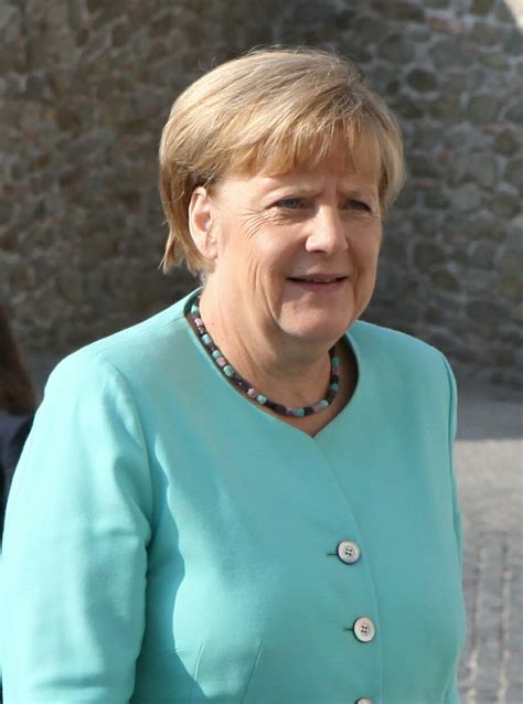 Merkel became the first female chancellor of germany in 2005 and is serving her fourth term. Angela Merkel - InkluPedia - das freie & freundliche Wiki