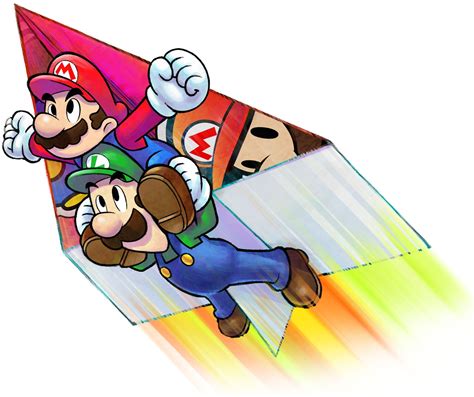 Mario And Luigi Paper Jam Art